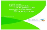 Livre blanc IE-Club "Pour une Croissance Innovante de notre Green Economy"
