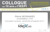 idexlab au colloque des 10ans de l'IEEPI: Innovation Ouverte et PI