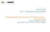 Ecoconception ecotechnologies-entreprise-developmenteurope