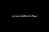L'entrepreneuriat féminin en Algérie