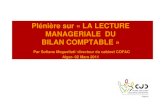 Lecture Managériale du Bilan Comptable - 2 Mars 2011 - Le Rustique Alger