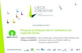 ICT | Risques juridiques liés à l'utilisation de logiciels libres par Philippe Laurent | Liege Creative, 20.04.12