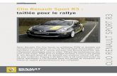 Dossier de presse Clio Renault Sport R3 FR