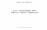 Le voyage de Wen-Sen-Athon, de Benoit Martin