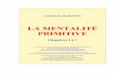 ANTHROPOLOGIE Lucien Lévy-Bruhl - La mentalité primitive I