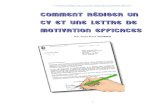 Comment Rediger CV Et Lettres de Motivation