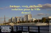 Présentation - Tours Et Ville Dense