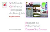 SCoT Beaujolais_Rapport de Présentation_Diagnostic_Socio-Eco_ Déplacements