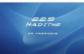 Islam- 225 Hadiths- TRADUITE EN FRANCAIS