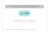 Annuaire Archivistes Diocesains (Mai 2010)