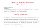 Droit constitutionnel général