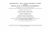 manuel sur les règles d'engagement - San Remo