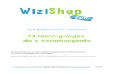 "e-Commerce - Temoignages" Wizishop.com