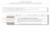 Open Office - Numéroter les lignes d’un texte