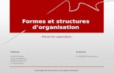 Formes et structures des organisations