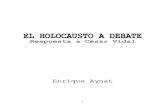 Enrique Aynat Eknes - El Holocuento a Debate