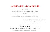 ABD-EL-KADER SA VIE POLITIQUE ET MILITAIRE PAR ALEX. BELLEMARE