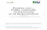 L’offre culturelle en Limousin et sa fréquentation (juillet 2011)