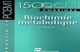 Biochimie Métabolique - 150 QCM - coursmedecine