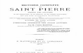 Histoire Complete de Saint Pierre Prince Des Apotres