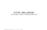 Zte Blade Guide de Lutilisateur