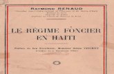 Le Régime Foncier Haïtien - Raymond Renaud, 1934