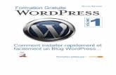 Formation WordPress Volume1