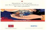 Ademe - INRS Hygiène et Sécurité sur les chantiers de réhabilitation de sites pollués (1995)