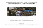 Droit International Humanitaire et acteurs armés non étatiques - International Humanitarian Law and armed non state actors (Badreddine Serrokh)