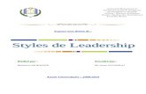 Styles de Leadership