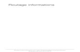 Routage Informations