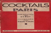 1929 - Cocktails de Paris RIP by Paul Colin, 1929