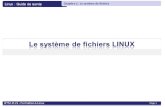 Linux - Chap2 - Systeme de Fichiers