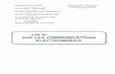 TOGO : Loi sur les communications électroniques[10/12/2012]