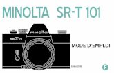Notice Minolta SRT101