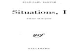 Jean-Paul Sartre - Situations I