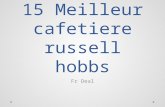 Meilleures Cafeti¨re Russell Hobbs - Top Russell Hobbs coffeemaker