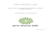 Pro Bono Lab - Dossier de Presse
