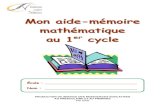 Maths Aide-Memoire 1er Cycle-3