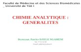 Generalites Chimie Analytique s3