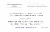 Fascicule 65 - Exécution de Génie Civil en Béton armé ou Précontraint - Annexe de l'arrêté du 30.05.2012