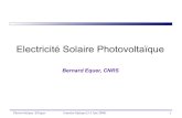 Etat photovoltaique