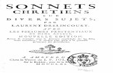 Drelincourt L Sonnets Chretiens 1761ed