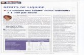 DEBITS de LIQUIDES - La Mesure Des Faibles Débits Inférieurs à 1 Litre Par Heure - 2006