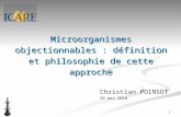 Microorganismes Objectionnables