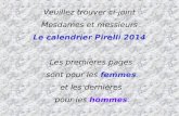 Calendrier pour tous Pirelli 2014