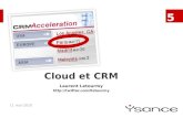 Crm acceleration france 2010   cloud et crm
