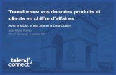 [French] Transformez vos données produits et clients en chiffre d’affaires