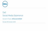 Les réseaux sociaux chez DELL "Dell Social Media Experience"