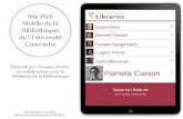 Université Concordia_Présentation du site Web mobile de la bibliothèque_D-Dennie
